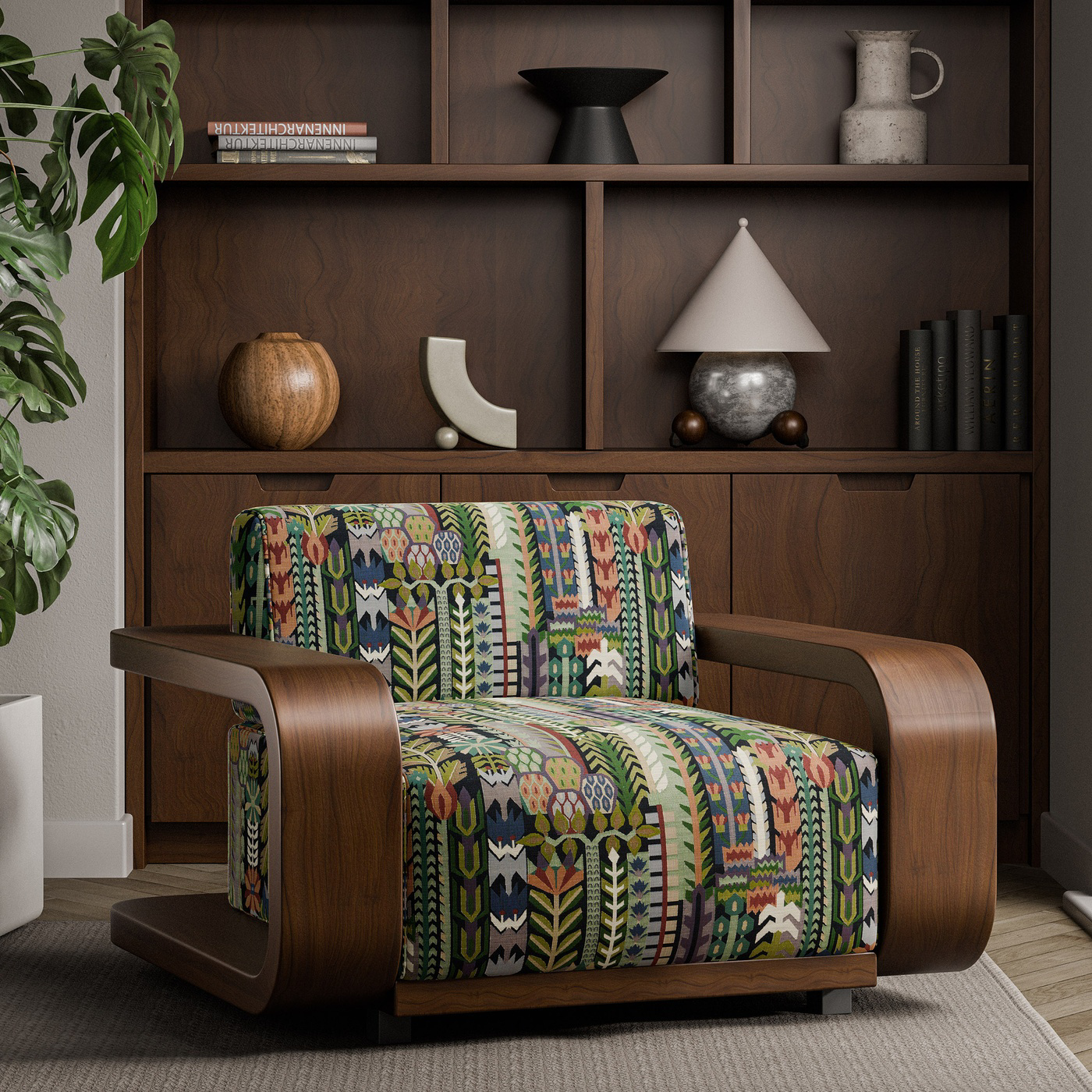 Kuparr Forest/Heather Fabric by HAR