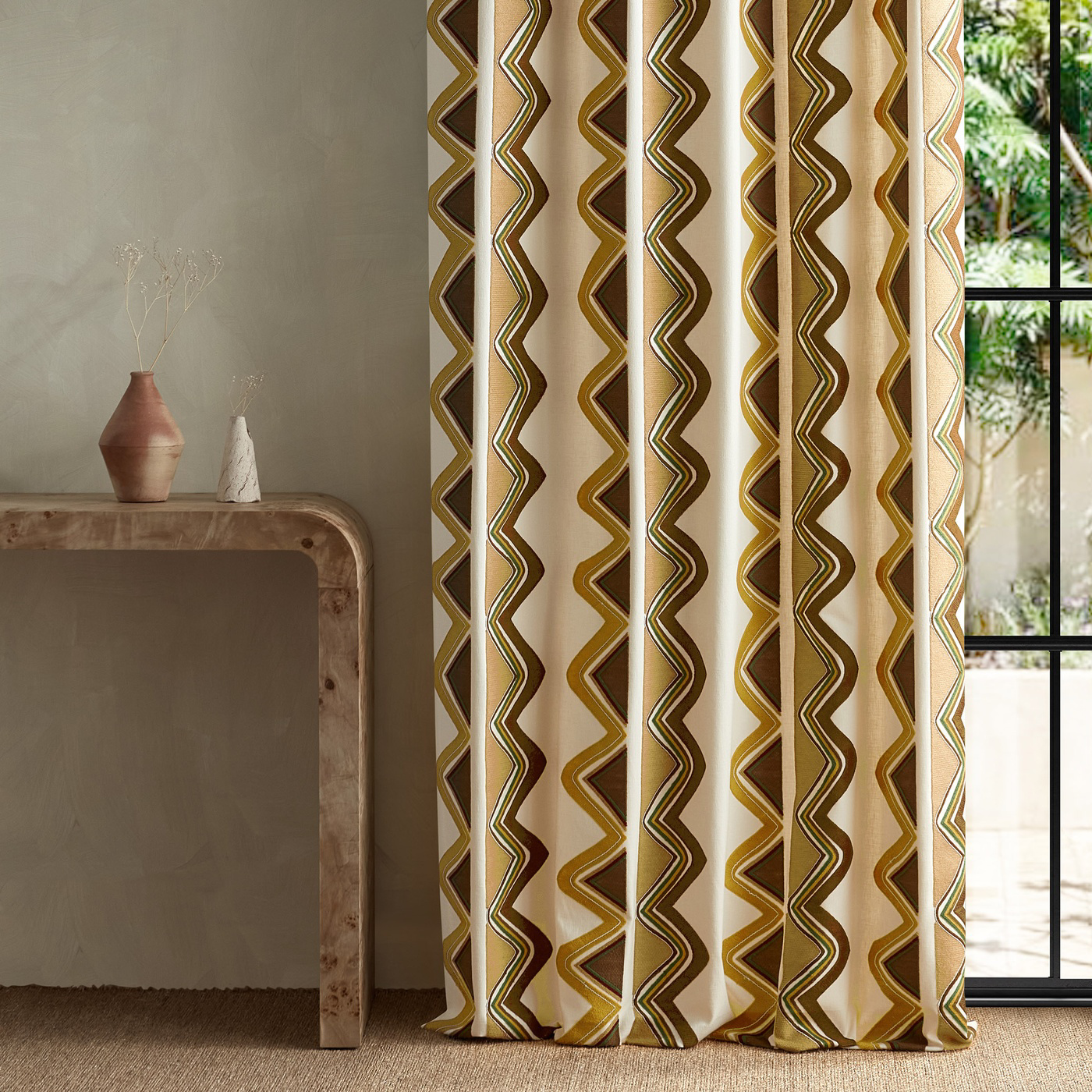 Kaleido Clay/Nectar Fabric by HAR