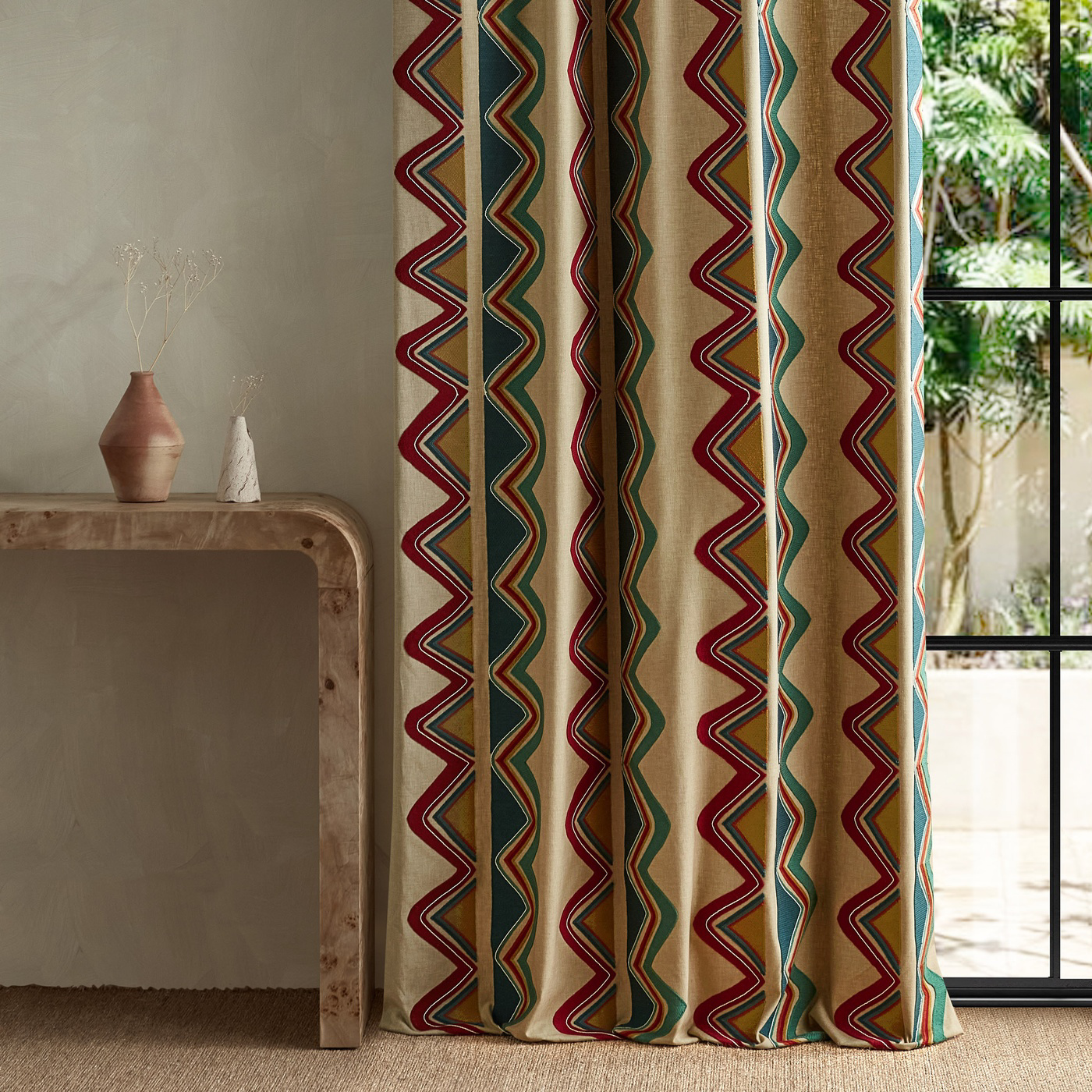 Kaleido Scarlet/Midnight Fabric by HAR