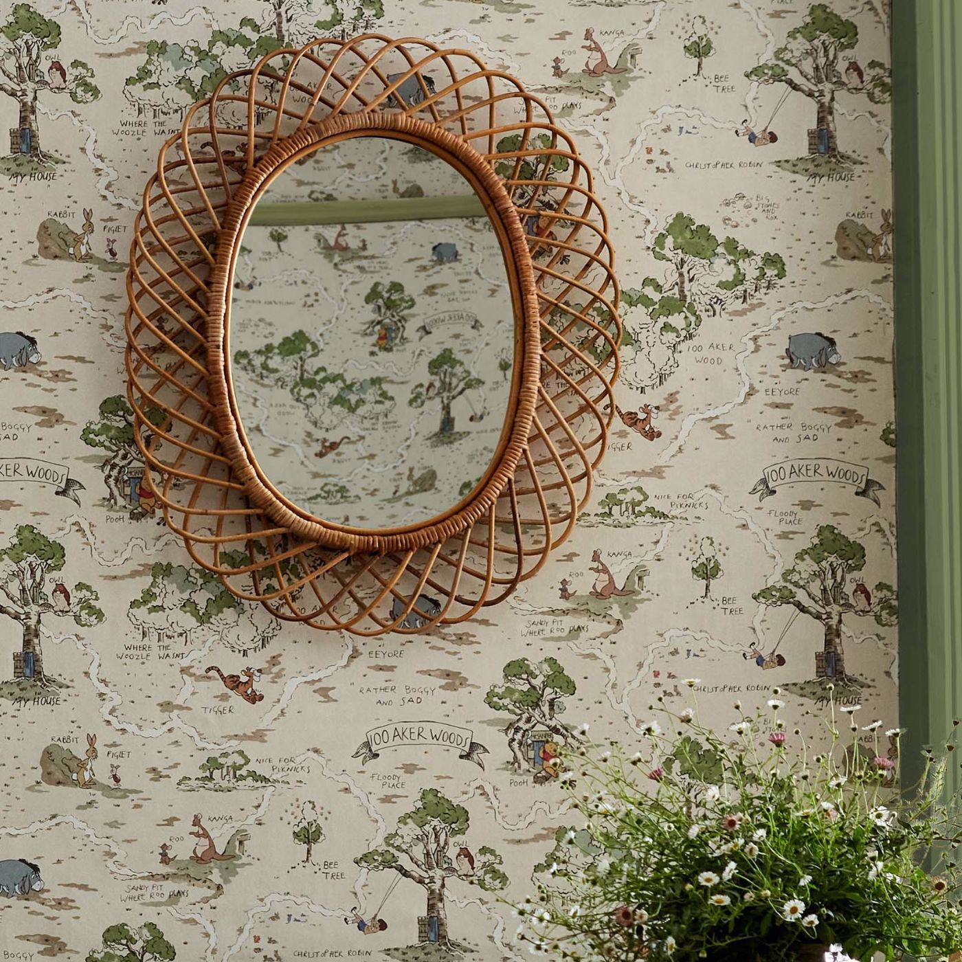 Hundred Acre Wood Cashew Wallpaper by SAN