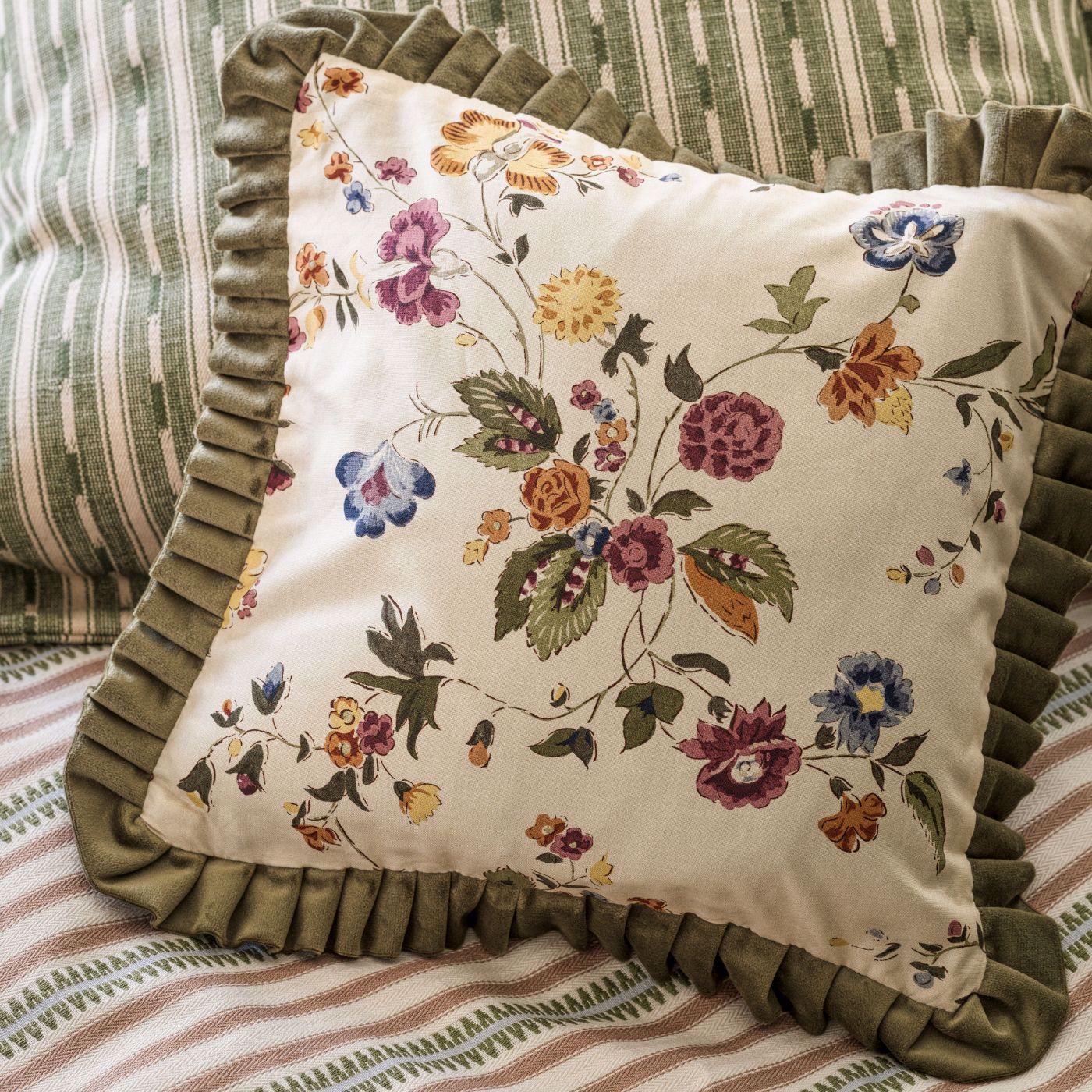 Nectar Fields Damson/Medlar Fabric by SAN