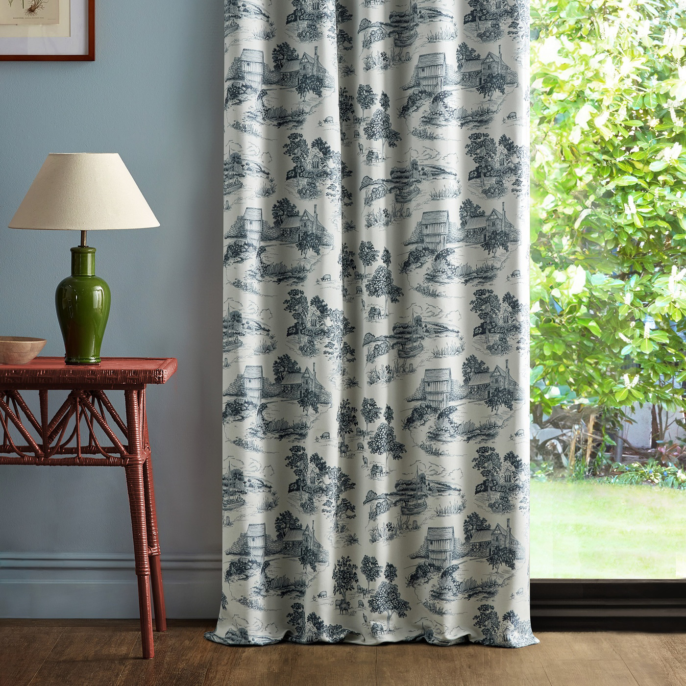 Brockhampton Estate Woad Fabric by SAN