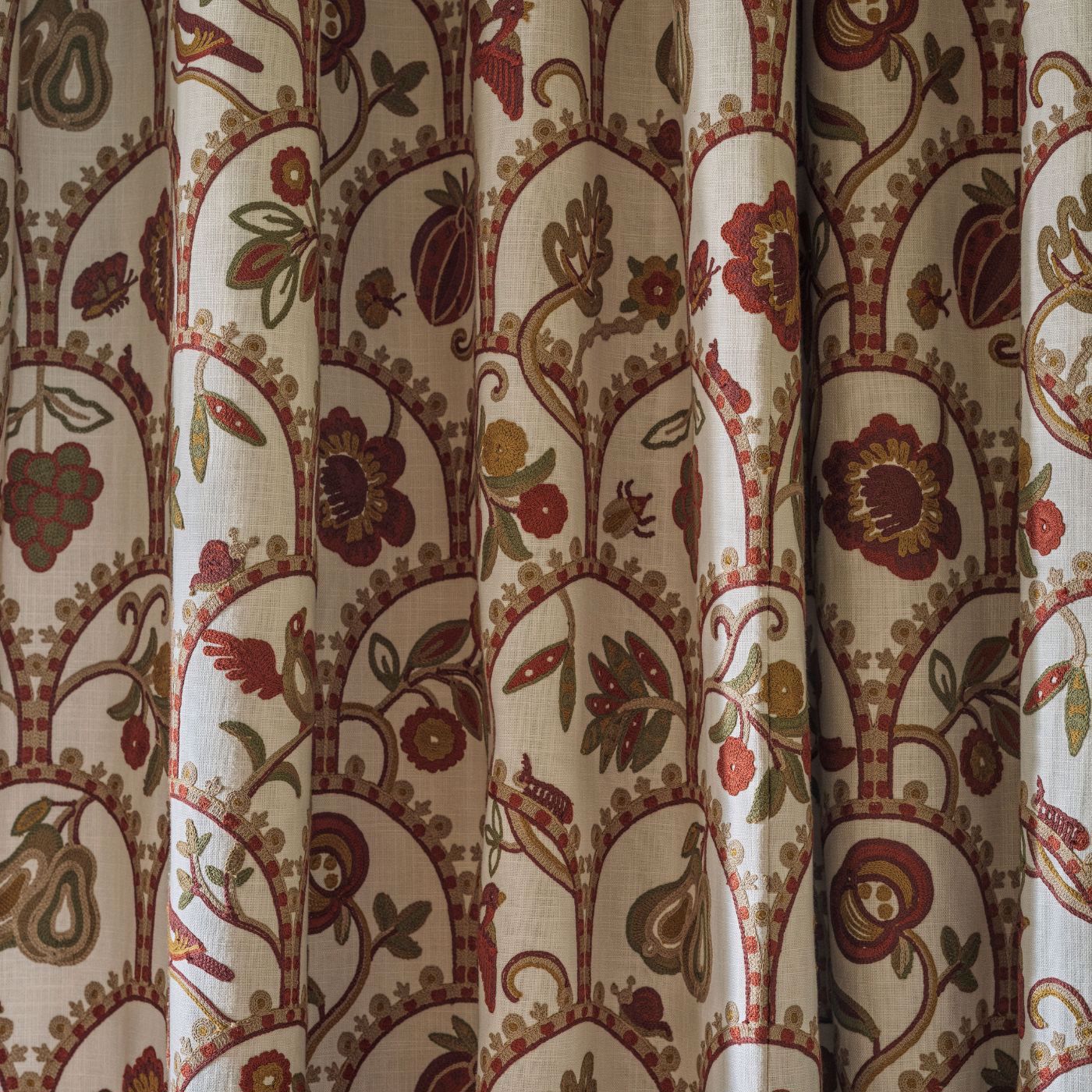 Harvest Fruits Midsummer Fabric by SAN