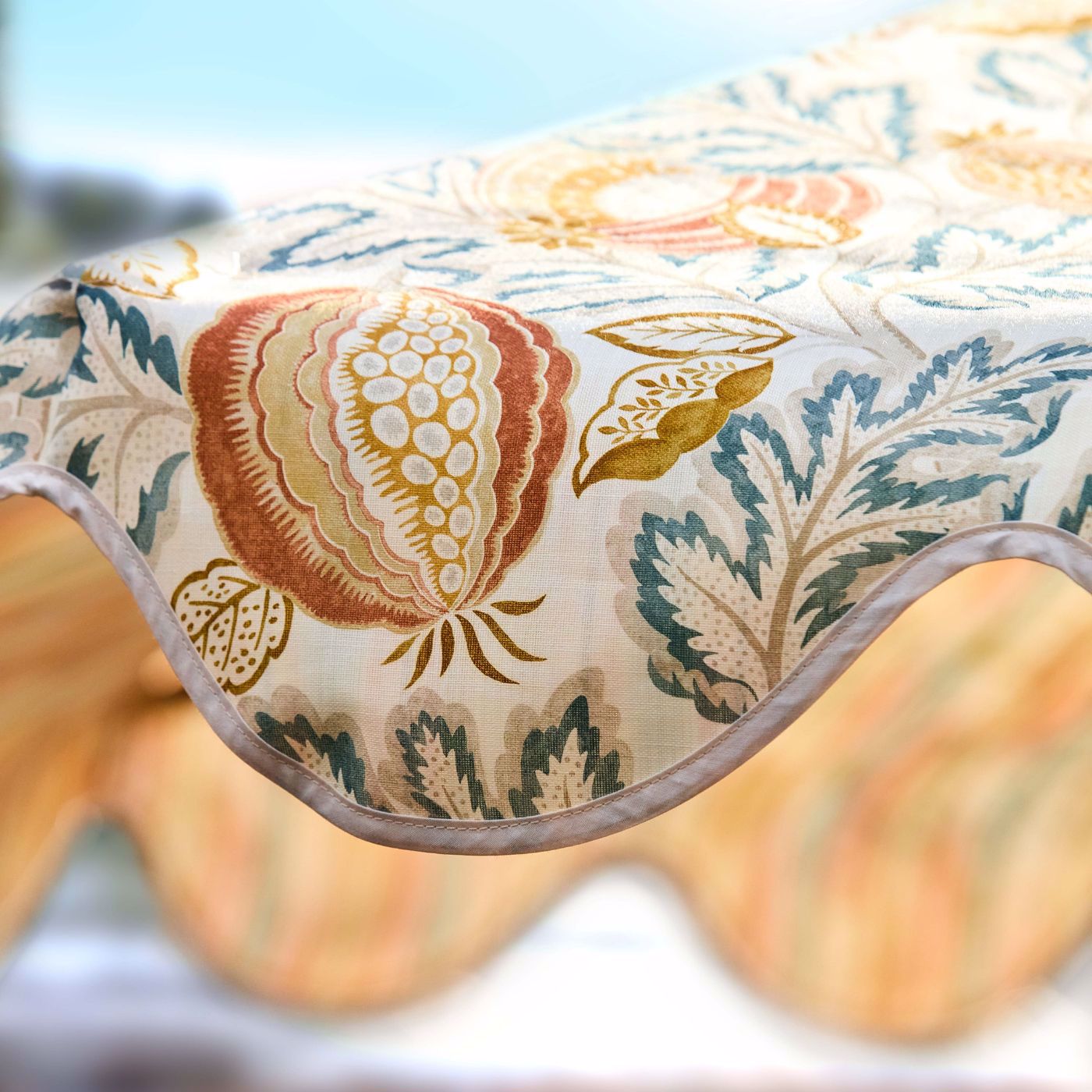 Cantaloupe Matcha/Conch Fabric by SAN
