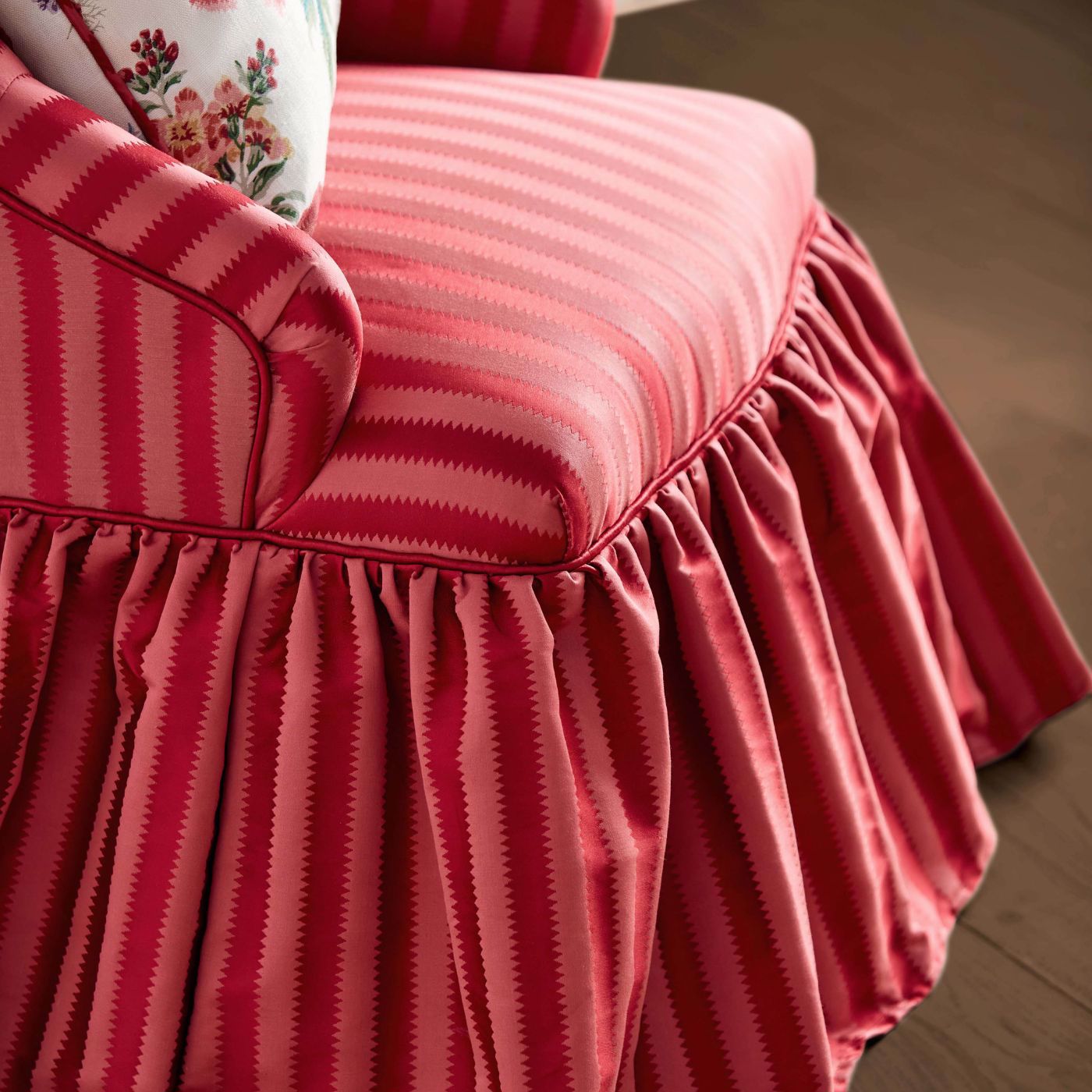 Regency Aperigon Carmine/Raspberry Fabric by SAN
