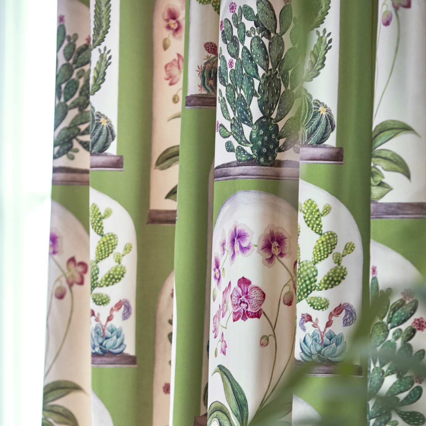 Terrariums Eucalyptus/Bengal Fabric by SAN
