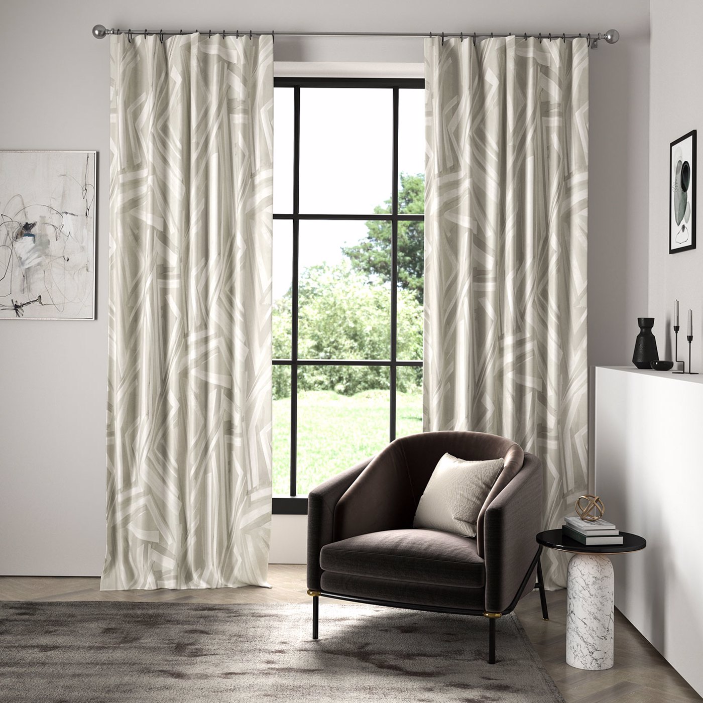 Transverse Marble Fabric by HAR
