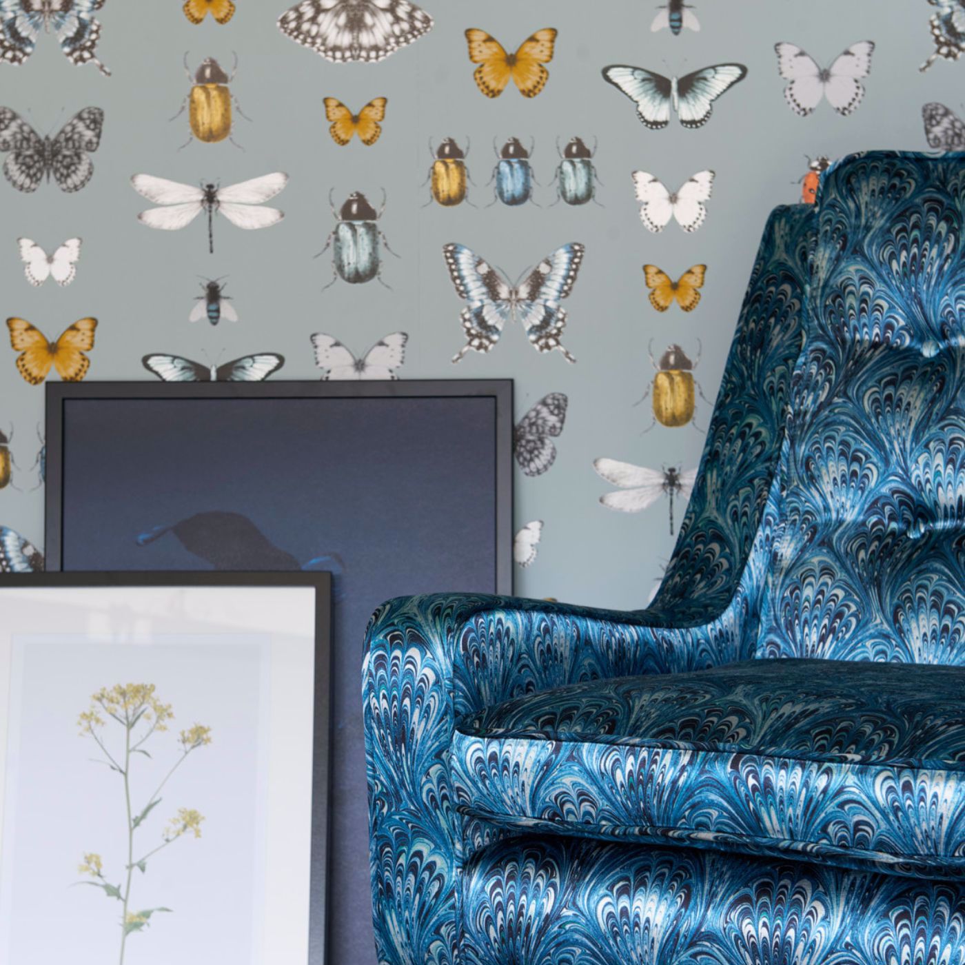 Papilio Mineral/Gilver Wallpaper by CNC