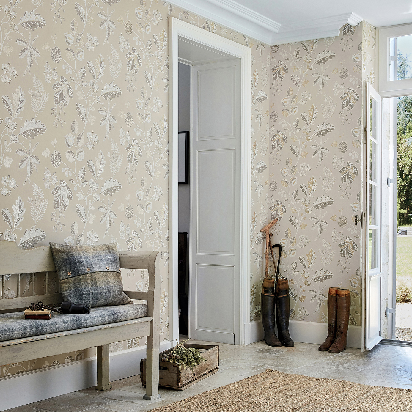 Warwick Linen Wallpaper by SAN