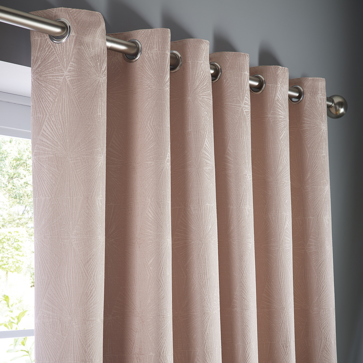 Amari Curtain Blush Curtains by CNC