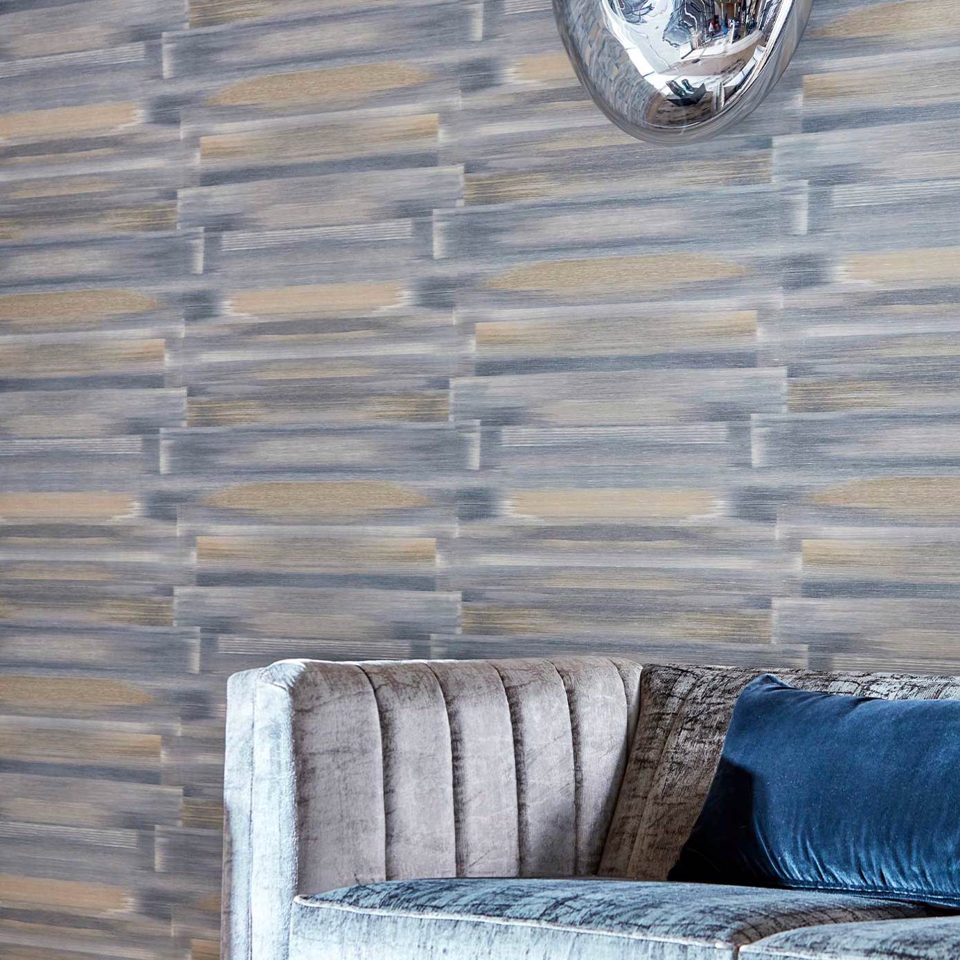 Anthology Refraction Pebble/Shell Wallpaper by HAR
