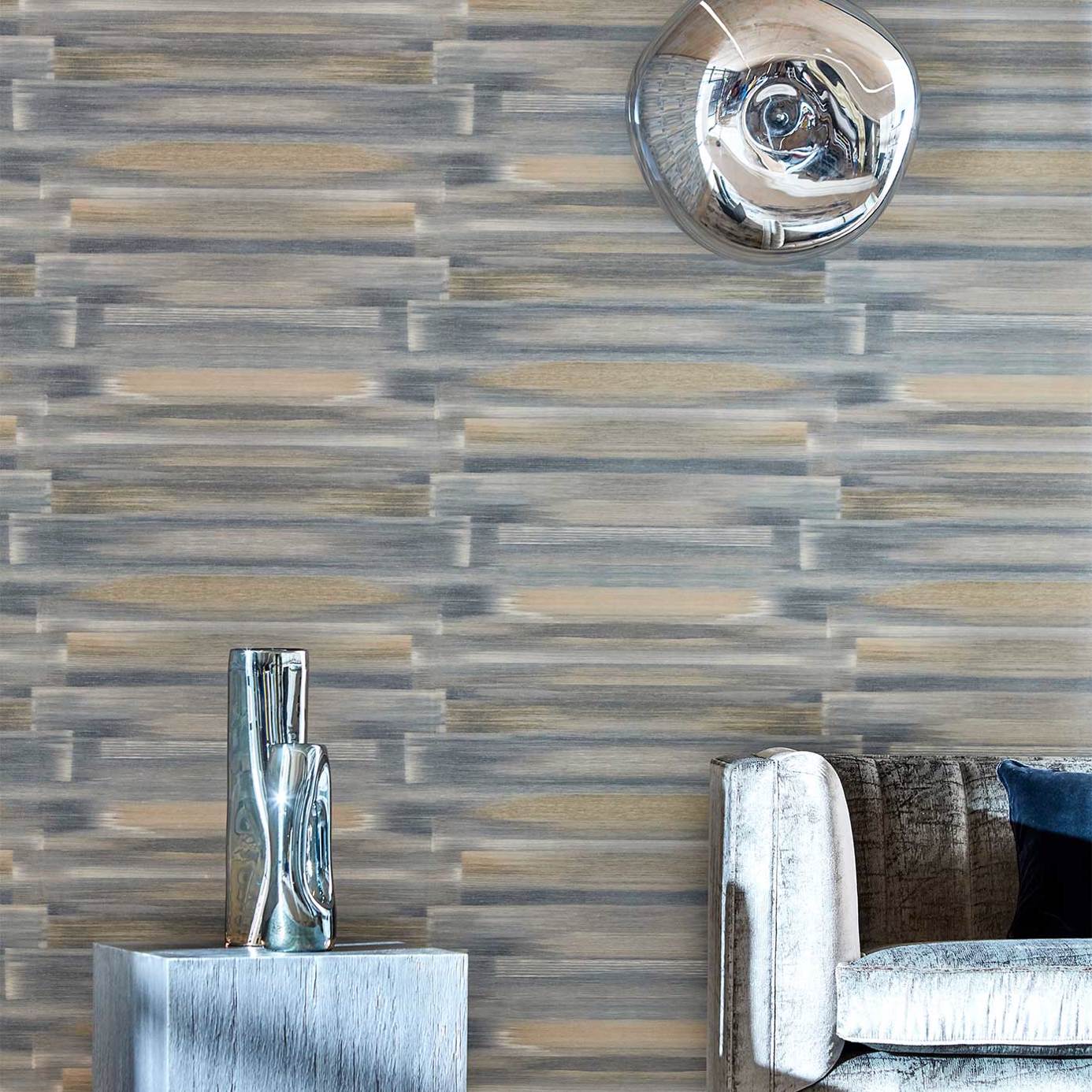 Anthology Refraction Pebble/Shell Wallpaper by HAR