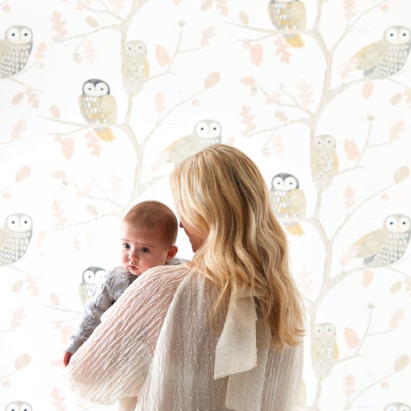 Little Owls Kiwi Wallpaper by HAR