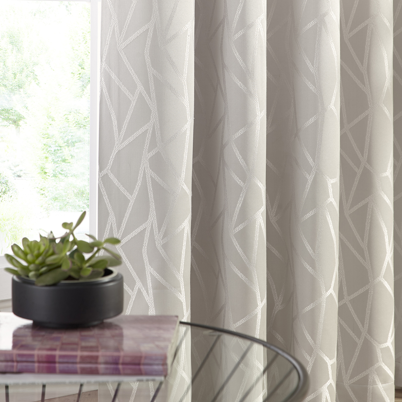 Como Curtain Silver Curtains by CNC