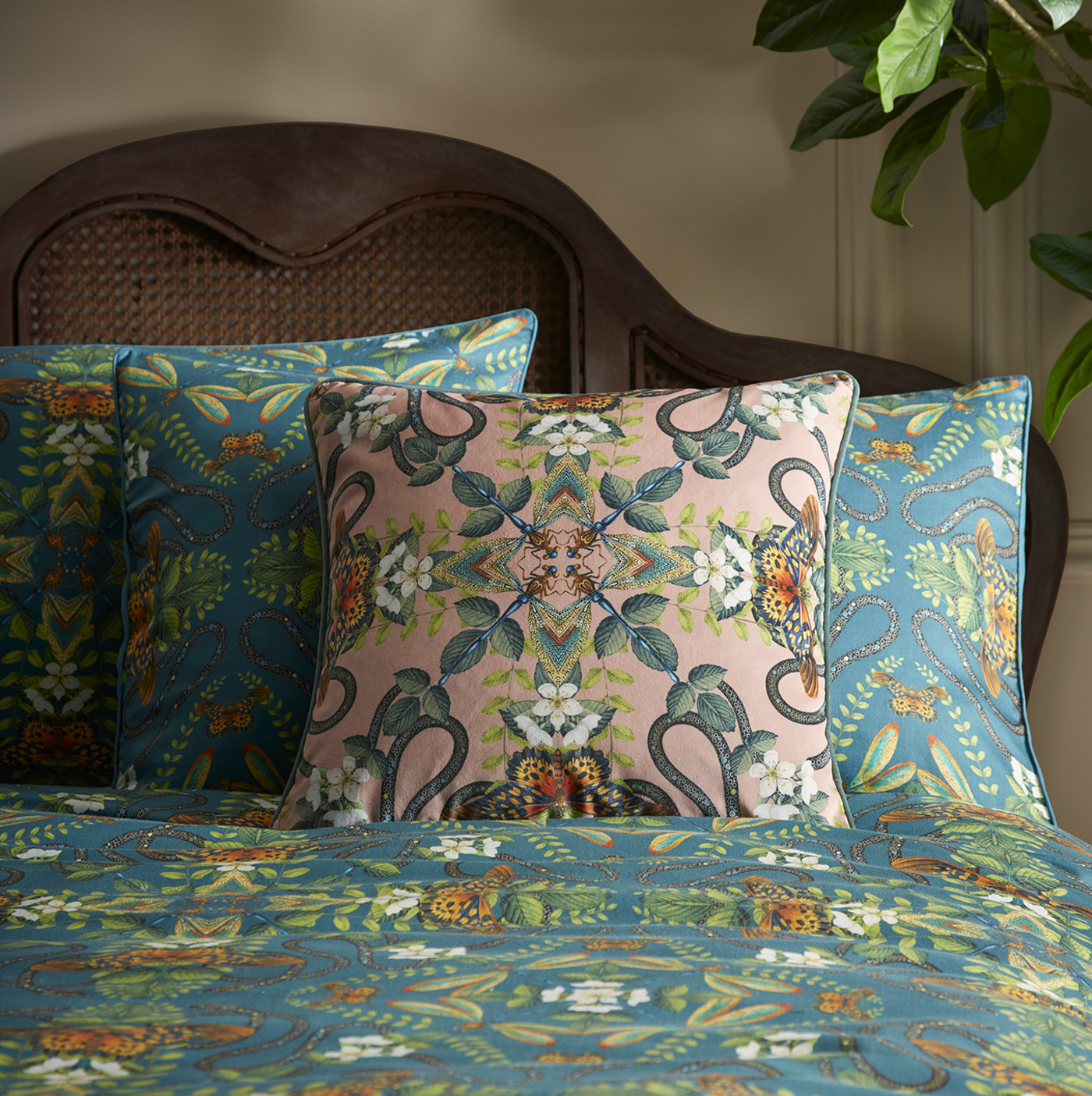 Emerald Forest Cushion Blush Cushions by CNC