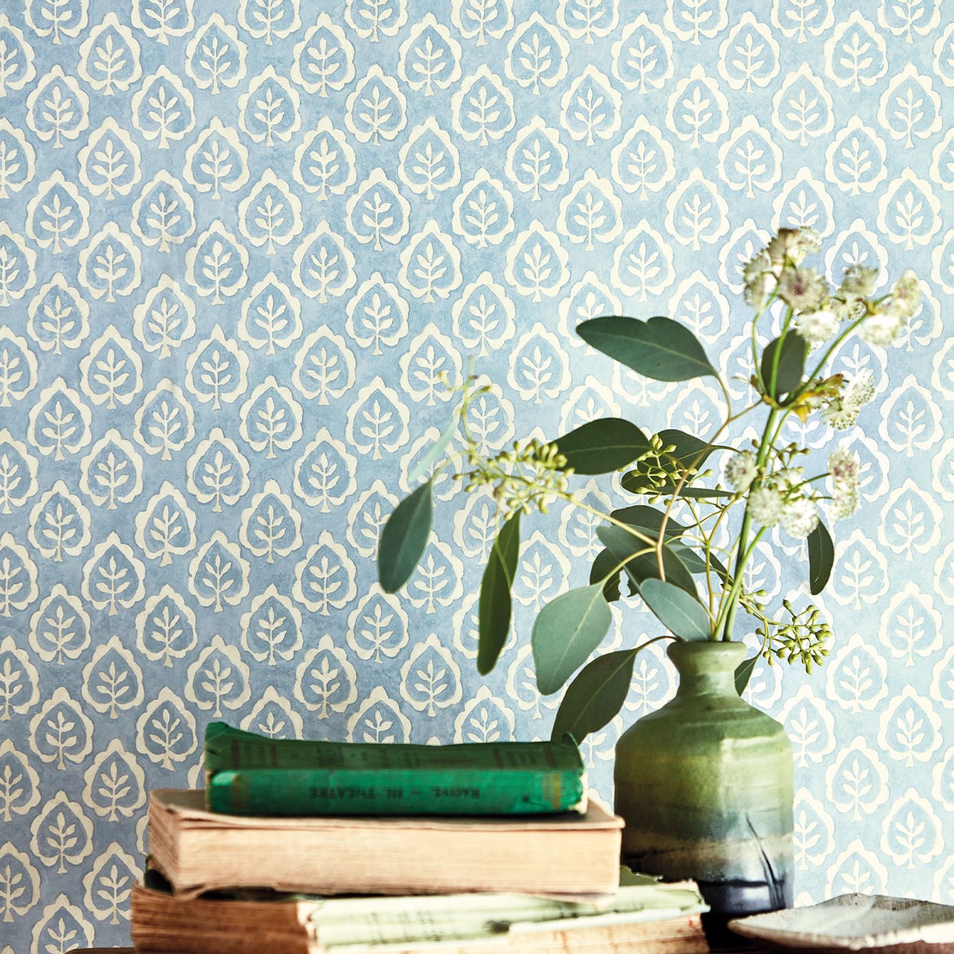Fencott Blue Wallpaper by SAN