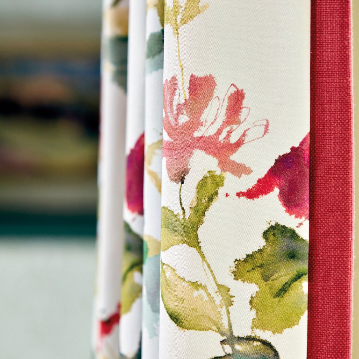Honey Flowers Anise/Slate Fabric by SAN
