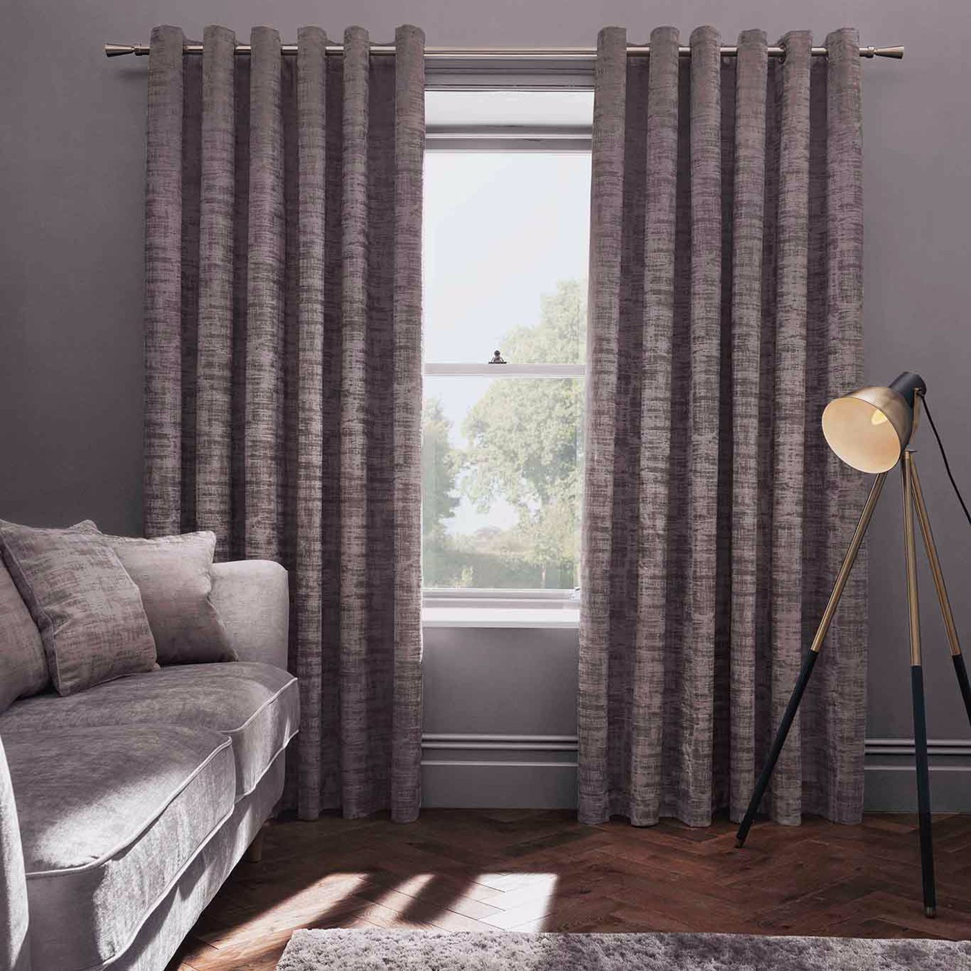 Naples Heather Curtains by CNC