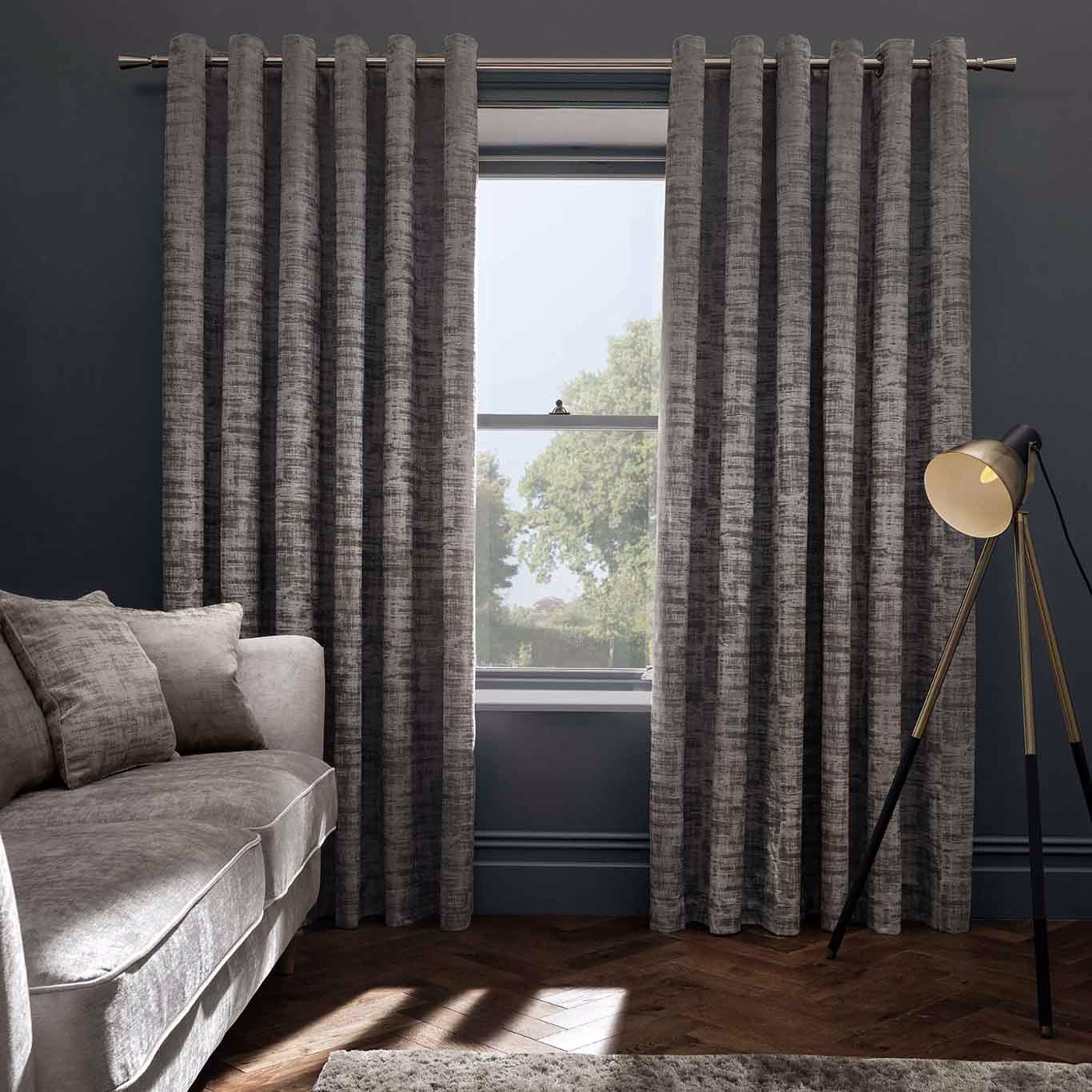 Naples Taupe Curtains by CNC