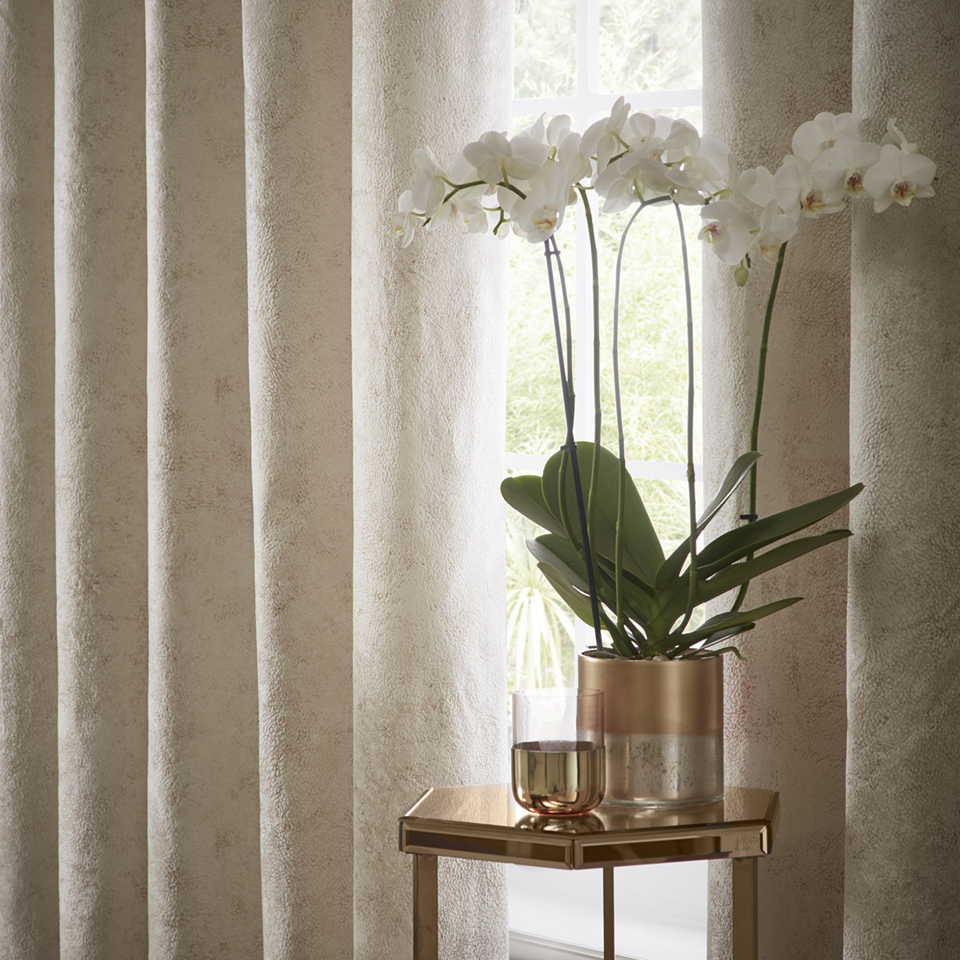 Navarra Oyster Curtains by CNC