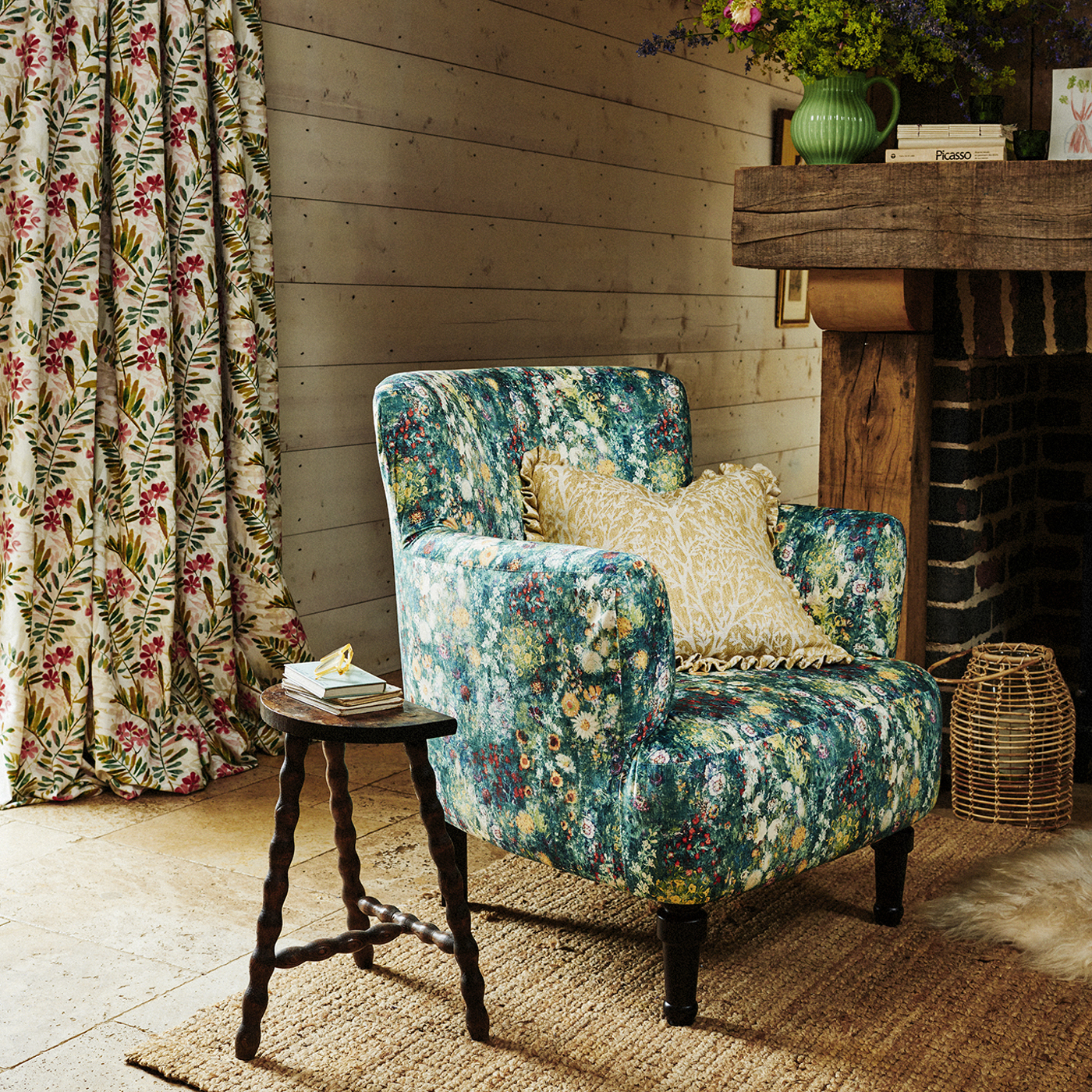 New Grove Autumn Fabric by STG