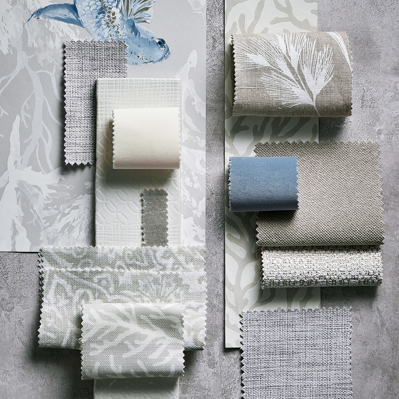 Gardinum Linen/Chalk/Ebony Fabric by HAR