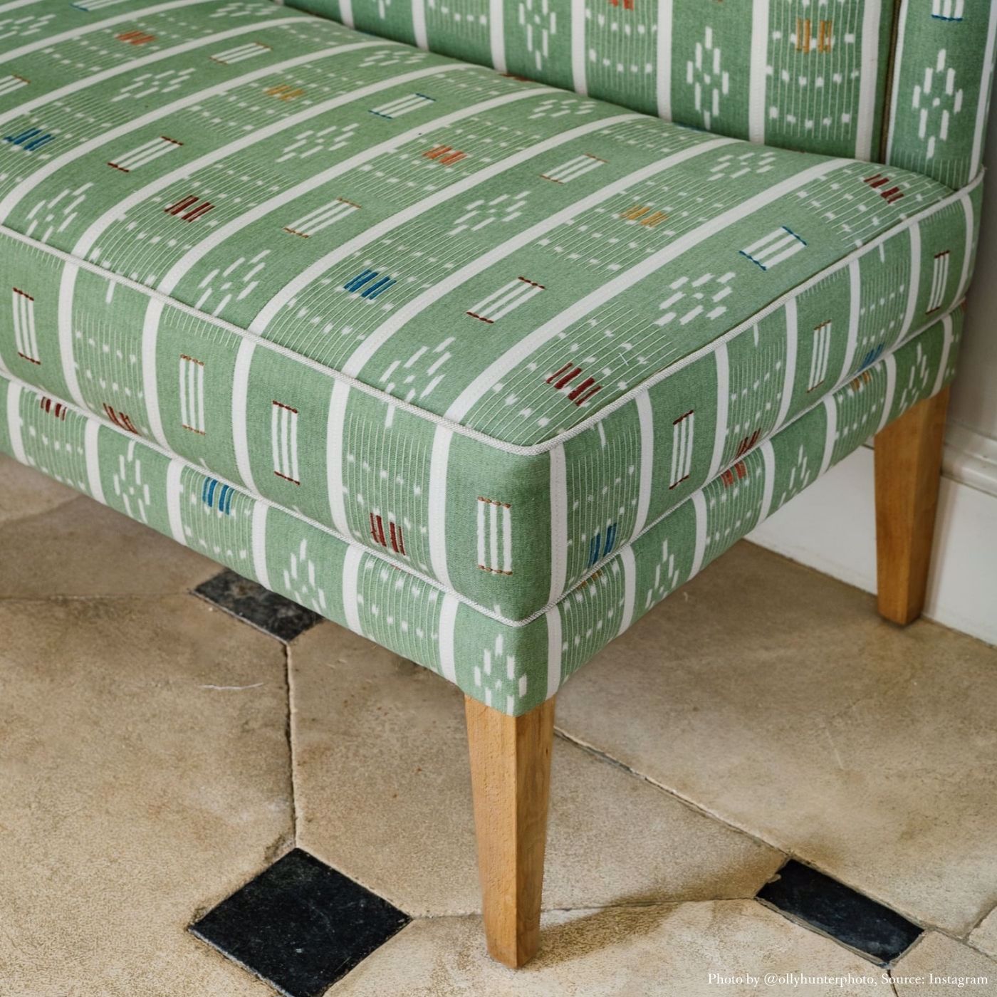 Safar Cardamom Fabric by SAN