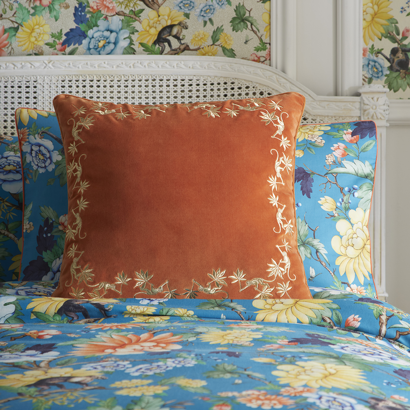 Sapphire Garden Cushion Spice Cushions by CNC