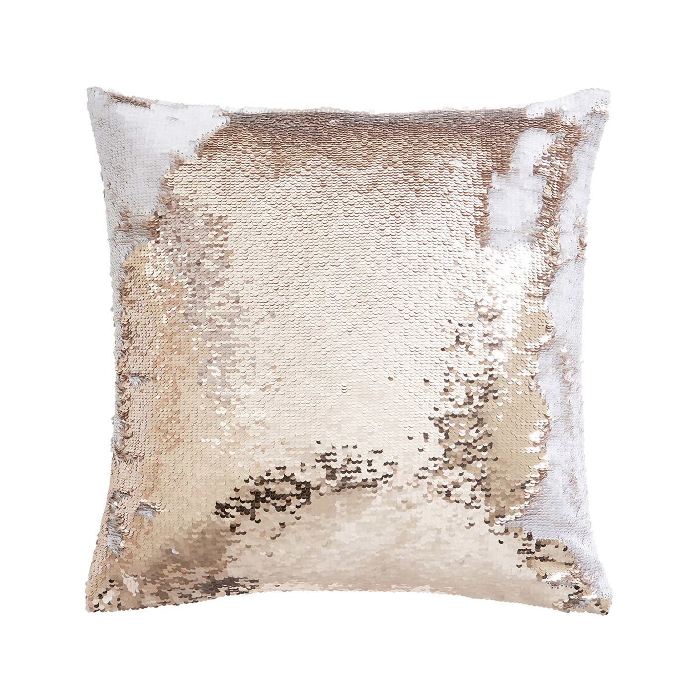 Sequin Cushion Rose Gold Bedding by TDA
