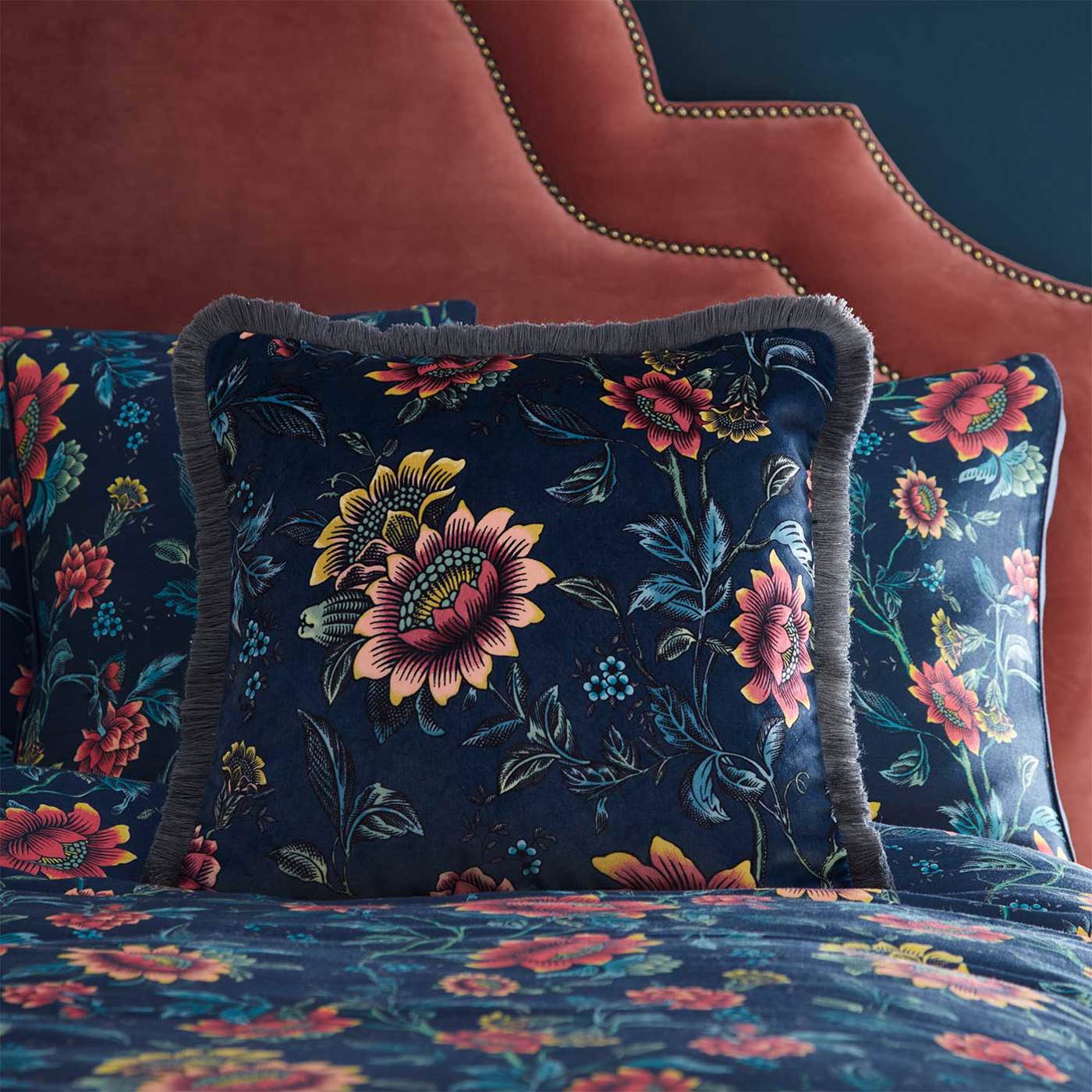 Tonquin Cushion Midnight Bedding by WED