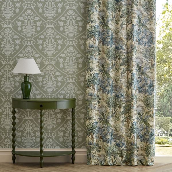 The Stumpery Fern Fabric by Sanderson