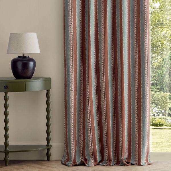 Belari Harissa/Aegean Blue Fabric by Sanderson
