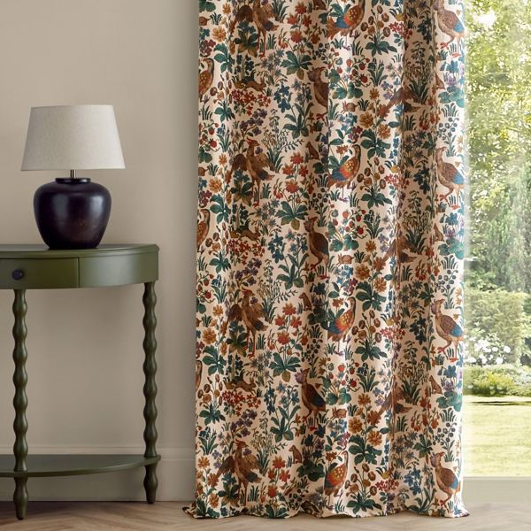 Cluny Cream/Brown Multi Fabric by Sanderson