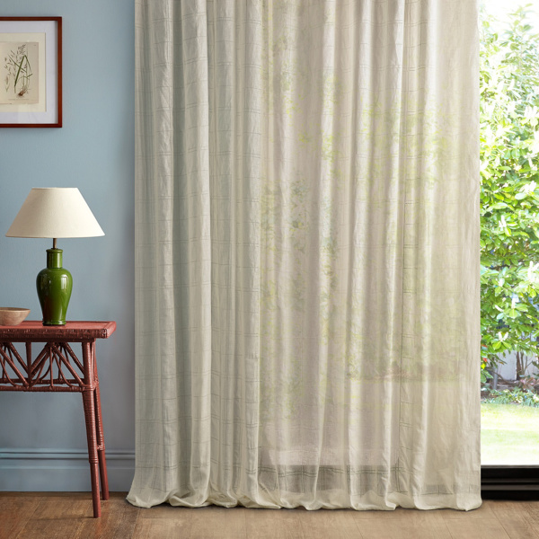 Cross Current Seaspray White Fabric by Sanderson