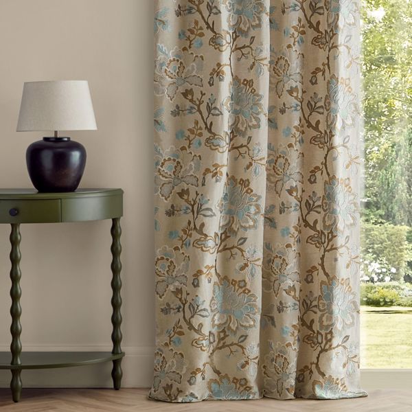 Angelique Wedgwood/Sable Fabric by Sanderson