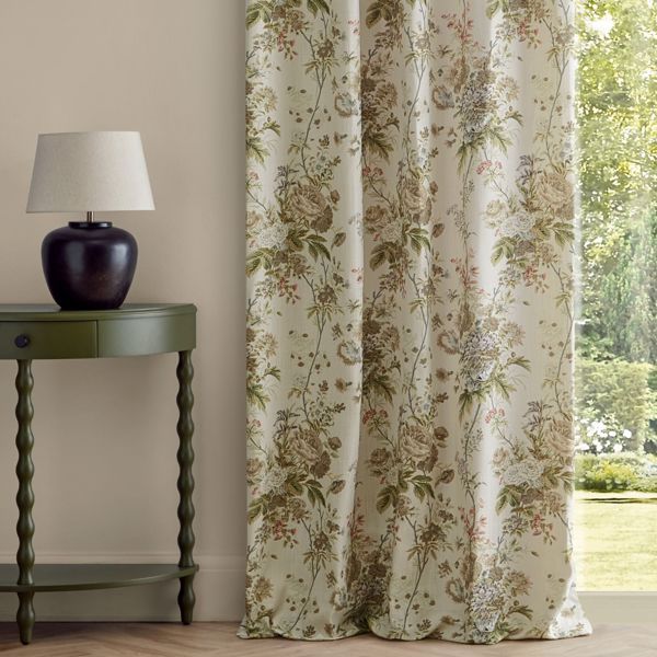Lakeland Paradis Walnut Fabric by Sanderson