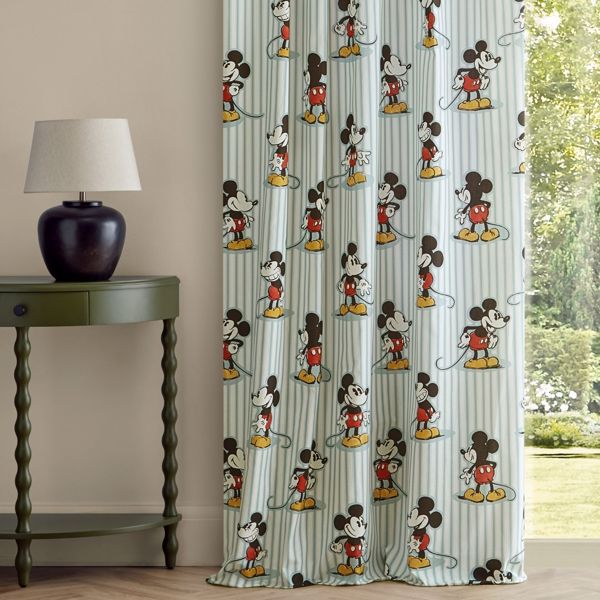 Mickey Stripe Sea Salt Fabric by Sanderson