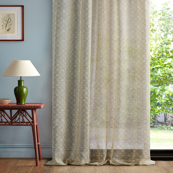 Oyster Sunsoaked Fabric by Sanderson