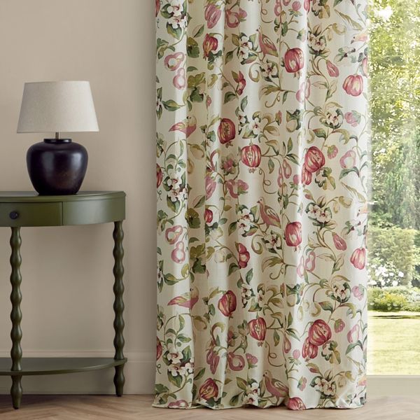 Pear & Pomegranate Mauve/Fennel Fabric by Sanderson