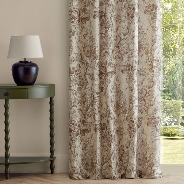 Fringed Tulip Toile Jute Fabric by Sanderson