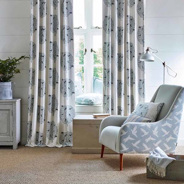 Bay Tree Mineral Fabric by Sanderson