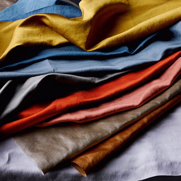 Amoret Prussian Blue Fabric by Zoffany