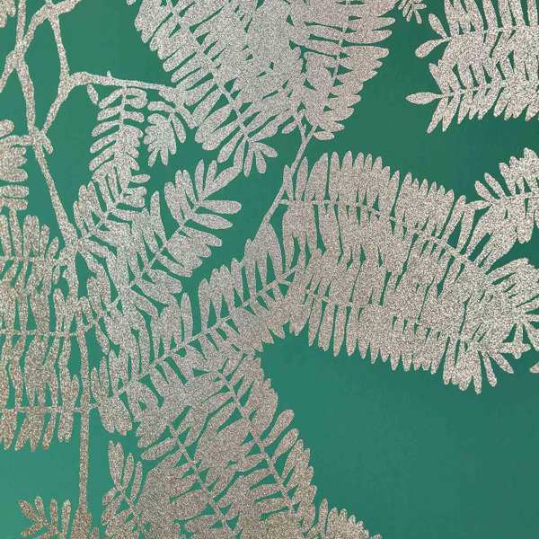 Extravagance Emerald Wallpaper by Harlequin