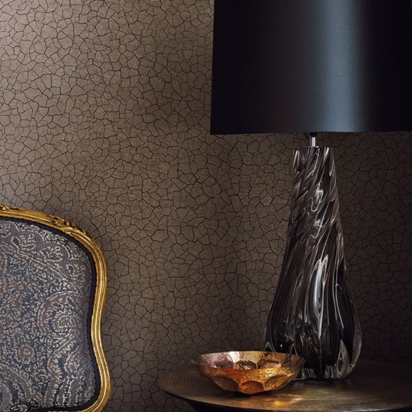 Cracked Earth Cinder Wallpaper by Zoffany