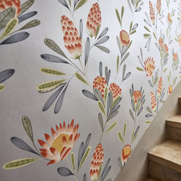 Cayo Ochre/Linen Wallpaper by Harlequin