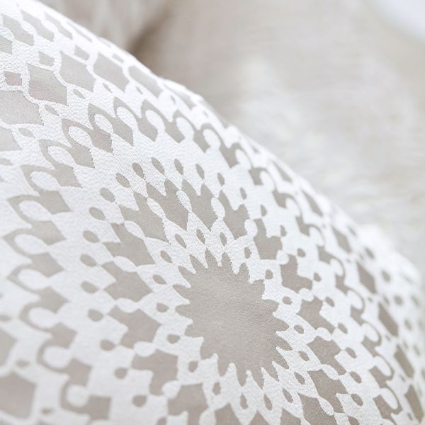 Cadencia French Grey Fabric by Harlequin