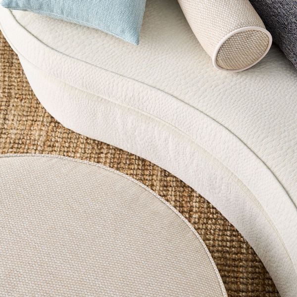 Castus Ivory Fabric by Clarke & Clarke