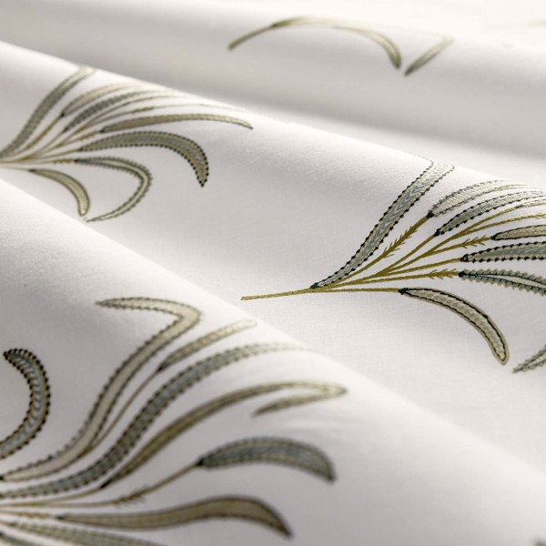 Aven Olive Fabric by Clarke & Clarke