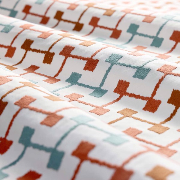 Hemlock Rust Fabric by Clarke & Clarke