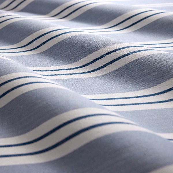 Foxdale Cornflower/Midnight Fabric by Clarke & Clarke
